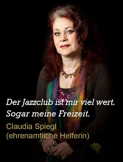 Zitat von Claudia Spiegl zum Jazzclub Regensburg