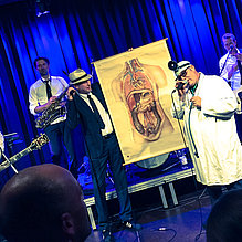 Jazz Band auf Bühne