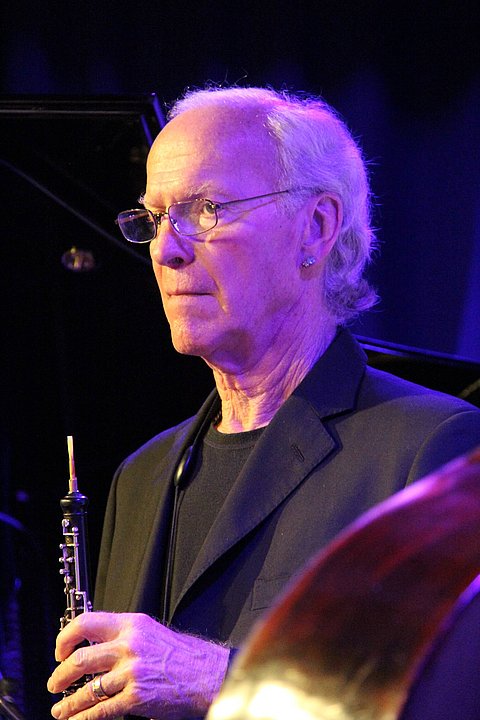 Paul McCandless mit einer Jazz Klarinette