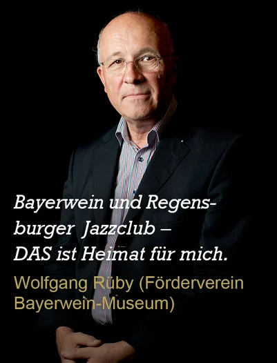 Zitat von Wolfgang Rüby zum Jazzclub Regensburg