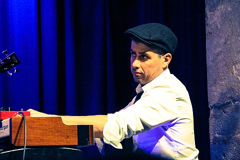 Pianist von Jazzkantine